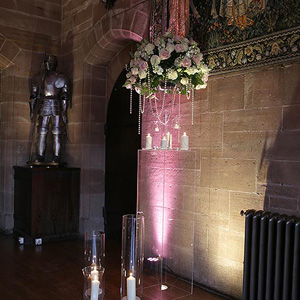Wedding Flowers Cheshire: Acrylic Plinths