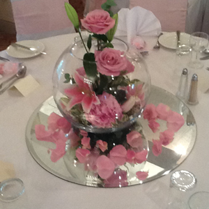 Wedding Flowers Cheshire: Fish Bowls