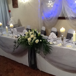 Wedding Flowers Cheshire: Top Table Arrangements