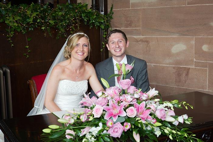 Wedding Flowers Cheshire: Caroline and Simon Wedding